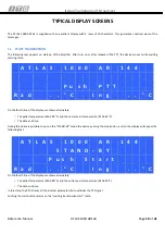 Preview for 18 page of ITB ATLAS 1000 AR144 Manual For Systems And Procedures