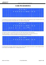 Preview for 27 page of ITB ATLAS 1000 AR144 Manual For Systems And Procedures