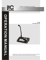 ITC Audio T-328 Operation Manual preview