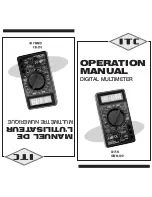 Preview for 1 page of ITC 27551 Operation Manual