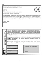 Предварительный просмотр 21 страницы ITC ECOFERTIC Instruction Manual