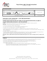 Предварительный просмотр 1 страницы ITC FL01-LL Series Install Instructions