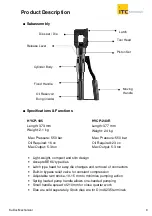 Preview for 4 page of ITC KuDos HYCP-185 Safe Operation & Maintenance Instructions