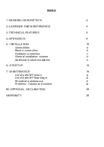 Preview for 3 page of ITC MULTIFERTIC Manual