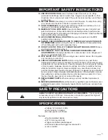 Preview for 3 page of ITC SPT325 Operator'S Manual