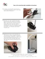 Preview for 2 page of ITC Stow & Go Standard Installation Instructions