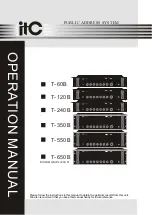 Preview for 1 page of ITC T-120B Operation Manual