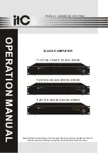 Предварительный просмотр 1 страницы ITC T-1D120 Operation Manual