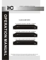 Preview for 1 page of ITC T-1D120R Operation Manual