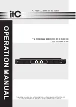 Preview for 1 page of ITC T-2120DS Operation Manual