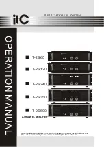 ITC T-2S120 Operation Manual preview