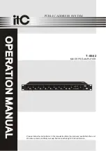 ITC T-8S02 Operation Manual preview