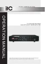 ITC TI-120Z Operation Manual preview