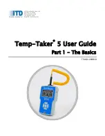 ITD Food Safety Inc. Temp-Taker 5 User Manual preview