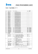 Предварительный просмотр 34 страницы ITE IT6506 Programming Manual