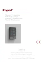 Itec iKeypad Instruction Manual предпросмотр