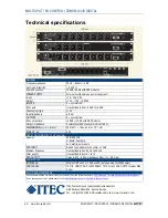 Предварительный просмотр 16 страницы Itec MULTISPLIT 4/8 DIGITAL User Manual