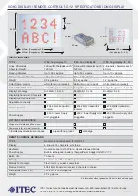 Предварительный просмотр 8 страницы Itec Song display 2/3 Manual