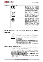 Preview for 4 page of ITech IT-E151A User Manual