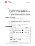 Предварительный просмотр 3 страницы ITech IT9121 Series User Manual