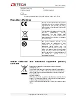 Предварительный просмотр 5 страницы ITech IT9121 Series User Manual