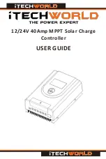 Предварительный просмотр 1 страницы iTechworld 40Amp MPPT User Manual