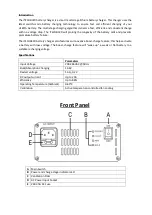 Предварительный просмотр 3 страницы iTechworld iTECHBC20 User Manual