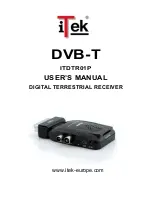 Preview for 1 page of Itek DVB-T ITDTR01P User Manual