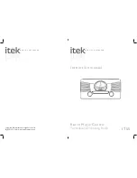 Itek IT55 Instruction Manual preview