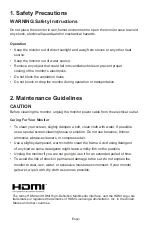 Preview for 3 page of Itek ITMC32V241FHD User Manual