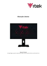 Itek ITMF27I104QHD User Manual preview