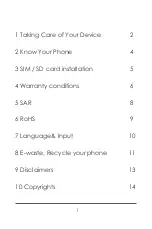 Preview for 3 page of Itel A44 Power User Manual