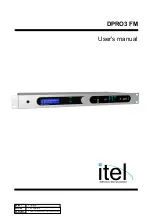 Предварительный просмотр 1 страницы Itel DPRO3 User Manual