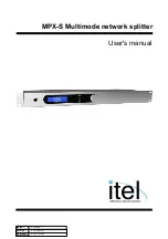 Itel MPX-S User Manual preview