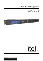 Itel STL-SAT Changeover User Manual preview