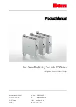 Preview for 1 page of ITEM C 3-Series Product Manual