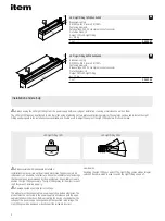 Preview for 4 page of ITEM LED Light Fitting 15W Notes On Use And Installation