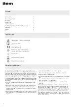 Preview for 10 page of ITEM LED Light Fitting 15W Notes On Use And Installation