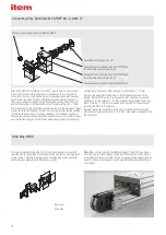 Предварительный просмотр 10 страницы ITEM Linear Unit LRE 8 D14 80x40 KU 80 Notes On Use And Installation