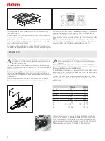 Предварительный просмотр 10 страницы ITEM PS 4-25 Notes On Use And Installation