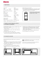 Preview for 8 page of ITEM Work bench 4 E FIFO User Manual