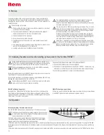 Preview for 10 page of ITEM Work bench 4 E FIFO User Manual