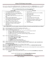 Ithaca 9700 Setup Instructions preview