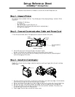 Ithaca KitchenJet 1000 Setup Manual preview