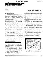 Preview for 1 page of ITI Aritech APW 450 Installation Instructions