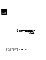 ITI Commander 3000 Owner'S Manual preview