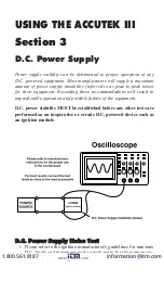 Предварительный просмотр 5 страницы Itm Accutek III Operation Manual