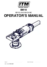 Itm BM18 Operator'S Manual предпросмотр