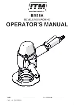 Предварительный просмотр 1 страницы Itm BM18A Operator'S Manual