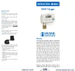 Itm Hanna Instruments HI144 T-Logger Instruction Manual preview